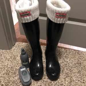 Black Hunter Rain Boots